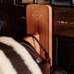 Porte-selles d'équitation Grooming Deluxe en bambou Porte-selles d'équitation Grooming Deluxe en bambou