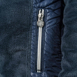 Veste polaire enfant Kahari Flags & Cup Bleu marine