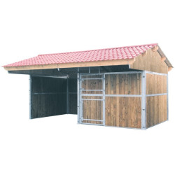 Abri de prairie double pente La Gée