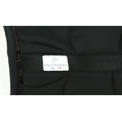 Tapis de selle Equithème Satin Noir Tapis de selle Equithème Satin Noir