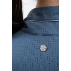 Polo d'équitation femme Harcour respirant