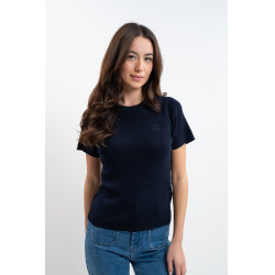 Tee-Shirt Harcour Tzimi femme Marine Bleu marine