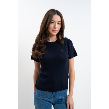 Tee-Shirt Harcour Tzimi femme Marine Bleu marine