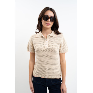 Polo d'équitation femme Harcour Pony chic