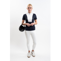 Polo de concours Harcour Paris femme Marine Bleu marine