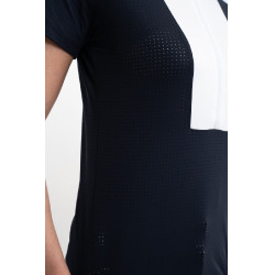 Polo de concours Harcour Paris femme Marine Bleu marine