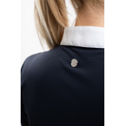 Polo de concours Harcour Paris femme Marine Bleu marine