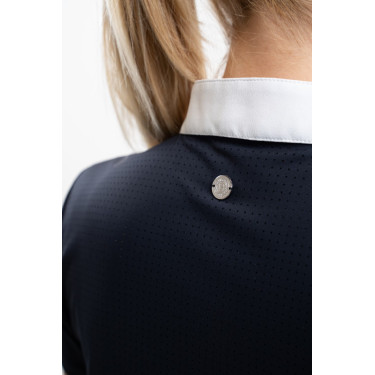 Polo de concours Harcour Paris femme Marine Bleu marine