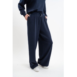 Pantalon fluide Harcour Jonquille femme Marine Bleu marine Pantalon fluide Harcour Jonquille femme Marine Bleu marine