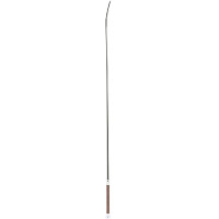 Cravache de dressage Whip & Go culot métal Marron / argent