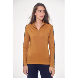 Polo d'équitation femme Harcour Pistach - Confort et style