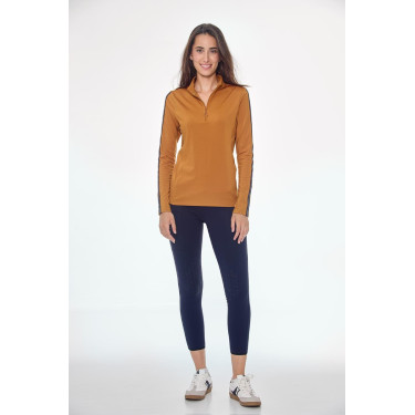 Polo d'équitation femme Harcour Pistach - Confort et style