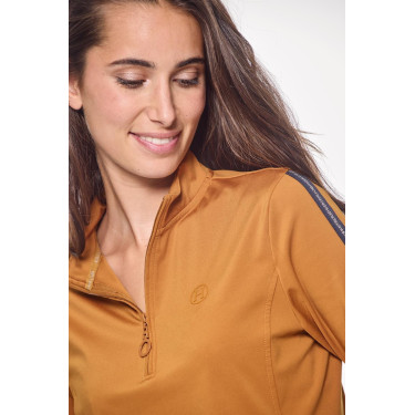 Polo d'équitation femme Harcour Pistach - Confort et style
