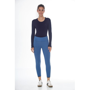Legging Polaire Harcour Lili Steel blue Bleu Legging Polaire Harcour Lili Steel blue Bleu