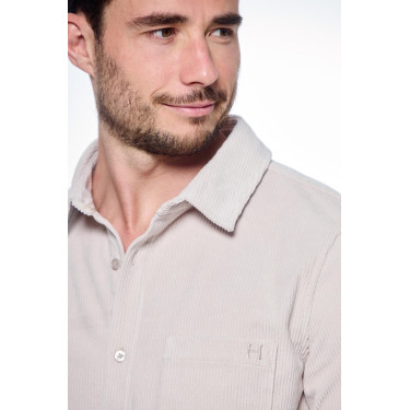 Chemise d'équitation homme Harcour Shavi en velours Chemise d'équitation homme Harcour Shavi en velours