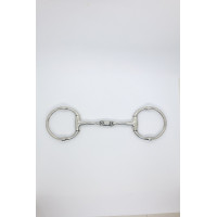Mors releveur olive Harcour double brisure 14 mm Inox Gris