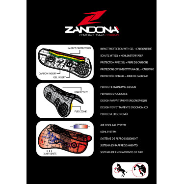 Guêtres Carbon Air Balance Zandona Noir