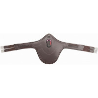 Sangle Bavette Cuir Graine T de T Marron foncé Sangle Bavette Cuir Graine T de T Marron foncé