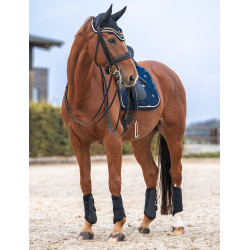 Tapis de Selle CSO Night Collection Back On Track Bleu noble Tapis de Selle CSO Night Collection Back On Track Bleu noble