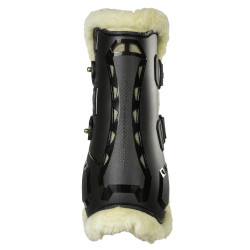 Guêtres Back on Track® Airflow doublés mouton synthétique Noir