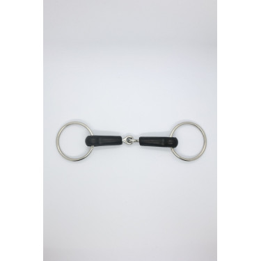 Mors d'équitation simple caoutchouc Harcour