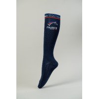 chaussettes France Harcour Risketouh Marine Bleu marine chaussettes France Harcour Risketouh Marine Bleu marine