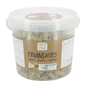 Bonbons pour chevaux goût noix de coco Hippotonic Bonbons pour chevaux goût noix de coco Hippotonic