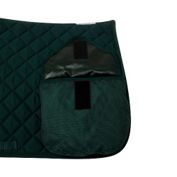 Tapis de selle trekking Pro-Light en coton avec poches Vert