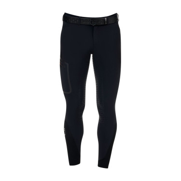 Pantalon homme slim fit Equestro Ridertechnology full grip Pantalon homme slim fit Equestro Ridertechnology full grip