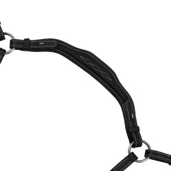 Collier de chasse Equestro anatomique en cuir avec martingale amovible Collier de chasse Equestro anatomique en cuir avec martingale amovible