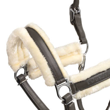 Licol Equestro en polypropylène avec rembourrage en mouton synthétique Licol Equestro en polypropylène avec rembourrage en mouton synthétique