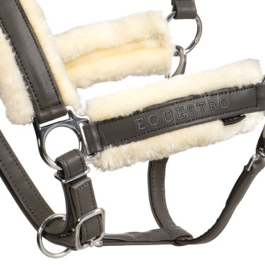 Licol Equestro en polypropylène avec rembourrage en mouton synthétique Licol Equestro en polypropylène avec rembourrage en mouton synthétique