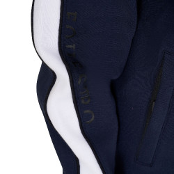 Sweat à capuche Equestro en coton pour fille avec fermeture éclair frontale Marine blazer Bleu marine Sweat à capuche Equestro en coton pour fille avec fermeture éclair frontale Marine blazer Bleu marine