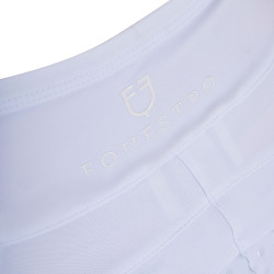 Legging Equestro fille avec découpes perforées Blanc