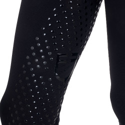 Legging Equestro fille avec découpes perforées Noir Legging Equestro fille avec découpes perforées Noir