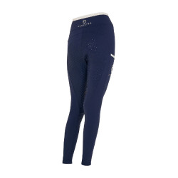 Legging Equestro fille avec découpes perforées Marine blazer / blanc Bleu marine