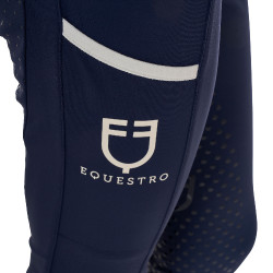 Legging Equestro fille avec découpes perforées Marine blazer / blanc Bleu marine