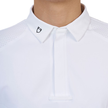 Polo de concours homme Equestro Ridertechnology manches longues à boutons Polo de concours homme Equestro Ridertechnology manches longues à boutons
