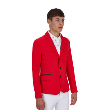 Veste de concours homme Equestro Ridertechnology coutures thermocollées