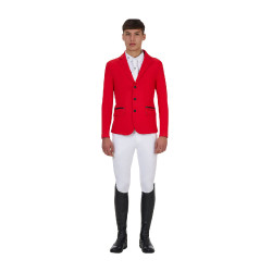 Veste de concours homme Equestro Ridertechnology coutures thermocollées