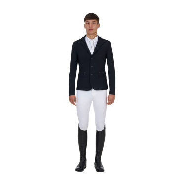 Veste de concours homme Equestro Ridertechnology coutures thermocollées