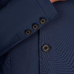 Veste de concours homme Equestro Girasol avec logo en relief