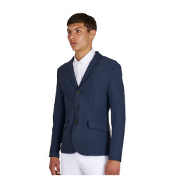 Veste de concours homme Equestro Girasol avec logo en relief