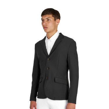 Veste de concours homme Equestro Girasol avec logo en relief