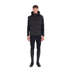 Veste sans manches Equestro technique homme avec capuche Ridertechnology