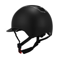 Casque à paillettes Equestro à large visière homologation EN 1384-2023 Casque à paillettes Equestro à large visière homologation EN 1384-2023