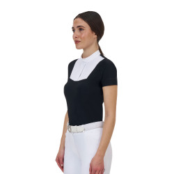 Polo de concours femme Equestro Ridertechnology manches courtes