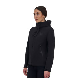 Veste softshell femme Equestro Ridertechnology imperméable zippée Veste softshell femme Equestro Ridertechnology imperméable zippée