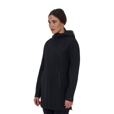 Veste softshell femme Equestro Ridertechnology imperméable longue Veste softshell femme Equestro Ridertechnology imperméable longue