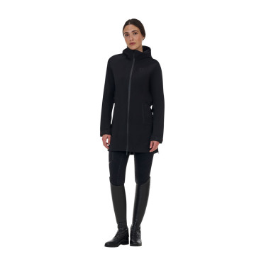 Veste softshell femme Equestro Ridertechnology imperméable longue Veste softshell femme Equestro Ridertechnology imperméable longue